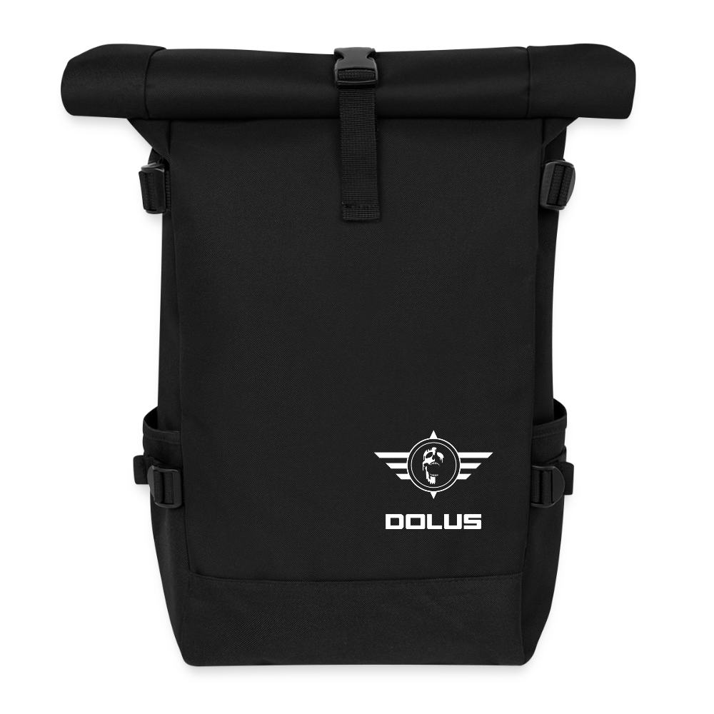 DOLUS Rolltop Rucksack - Schwarz