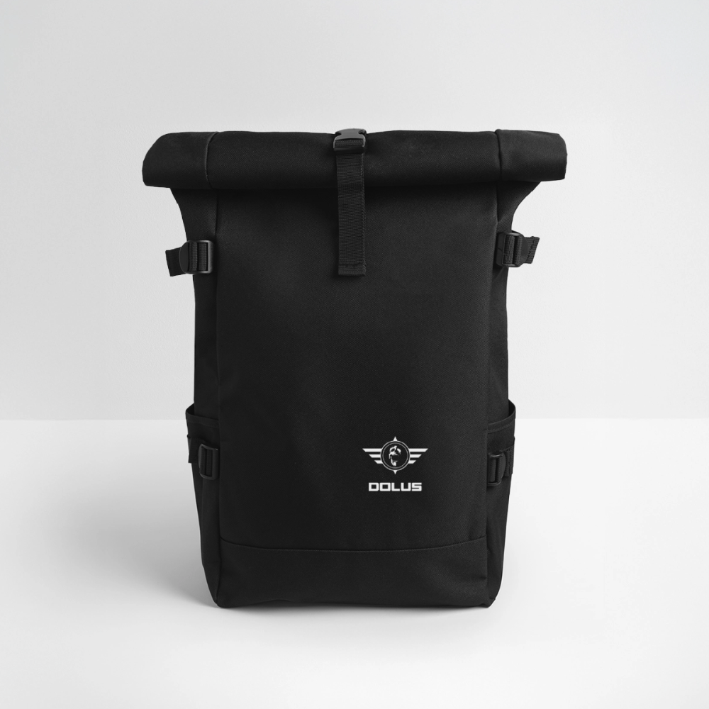 DOLUS Rolltop Rucksack - Schwarz